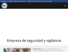 Tablet Screenshot of cmmseguridad.com